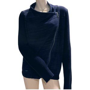 Women's INC Asymmetrical Zip Sweater Jacket - size: Medium